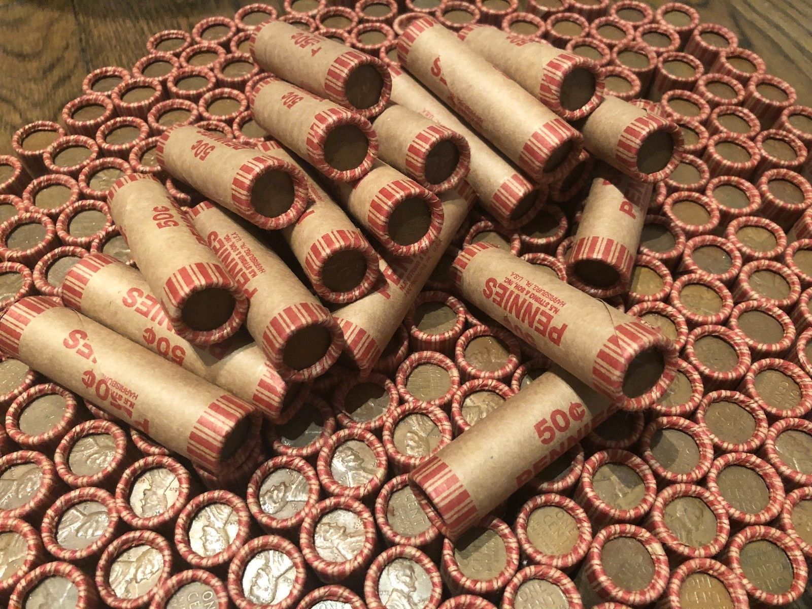 WHEAT PENNIES OLD BANK ROLLS NF STRING LINCOLN CENTS US COINS LOT SET –  Wholesale Wheat Cents